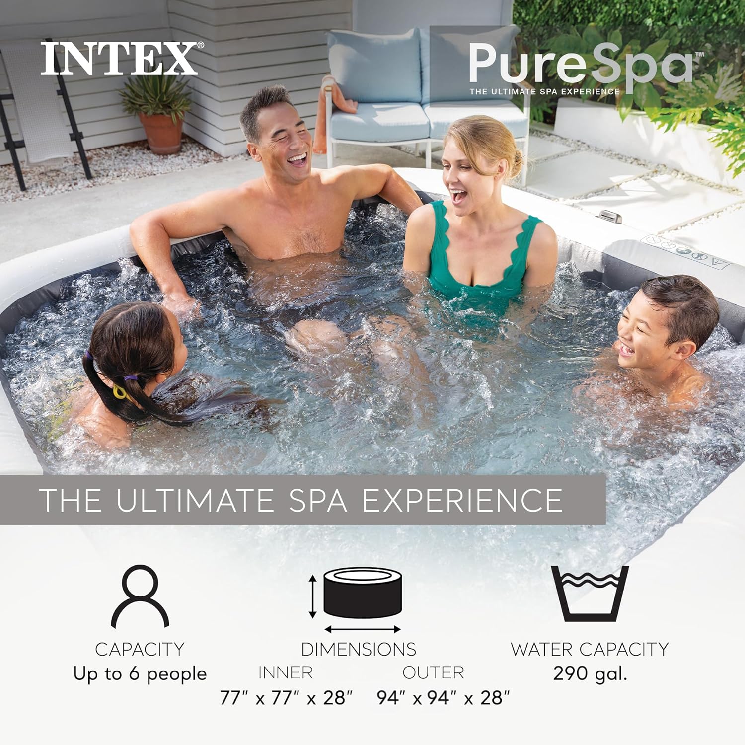 RelxTime™ Deluxe Smart Hot Tub